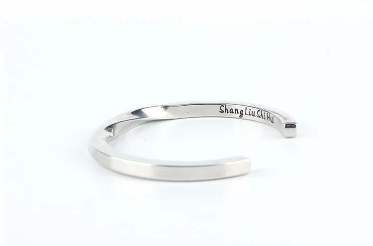 Wo мужские s Регулируемая манжета открытые круглые браслеты вдохновляющие pulseira из