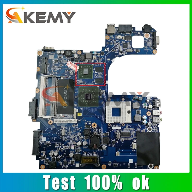 

AKEMY laptop motherboard For samsung NP-R60 R60 BA92-04962a X2400 Main board DDR2 free cpu works