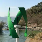 Ветряная турбина с вертикальной осью и 3 лопастями, 24 В, 48 В