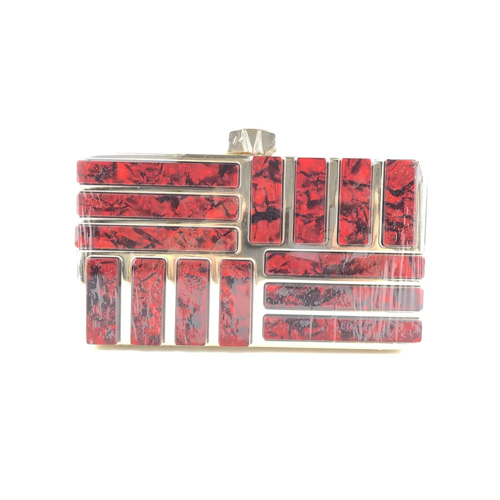 

XIYUAN Acrylic patch bag with pearl Evening dress banquet clutch bag purse Handbag evening bag shoulder bags for party clutches