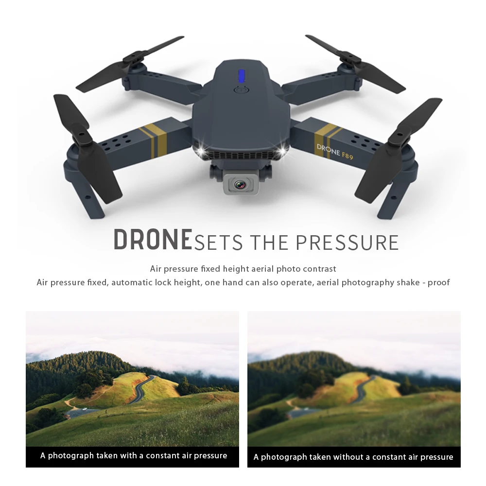 

3.7V 1600MAH Recharge Battery 2Set Baldes USB Line And Parts For F89 Drone F89 Propeller Main Blades f89 RC Drone Accessories