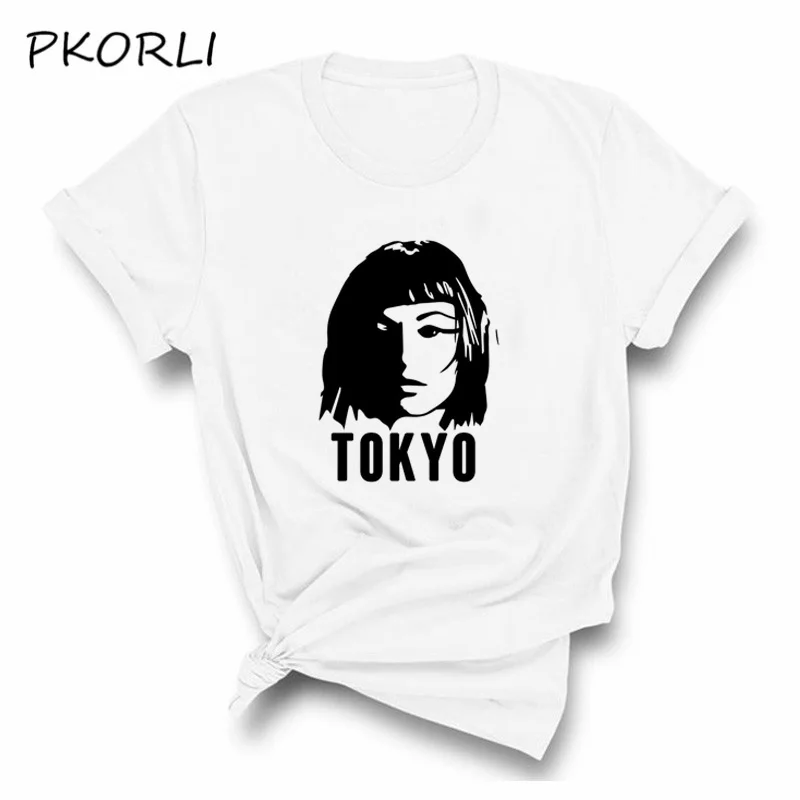 

TOKYO Print T Shirt La Casa De Papel T-shirt Soy La Puta Ama Dali Mask Tshirt Summer Cotton Money Heist Berlin Tss Shirt Femme