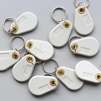 125khz em4305 t5577 rfid key tags ring tokens writable keyfob rewritable keychain access card copy clone duplicate