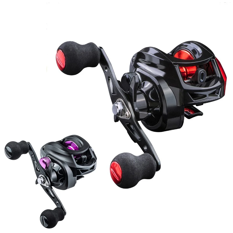 

2021 New Fashion Baitcasting Reel 7.2:1 High Speed 8KG Max Drag Fishing Reel For Bass In Ocean Environment Reel Fishing