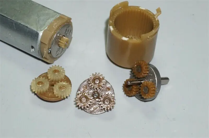 Планетарный редукторный двигатель Micro 180 постоянный ток 3-6 в 51 об/мин медленная