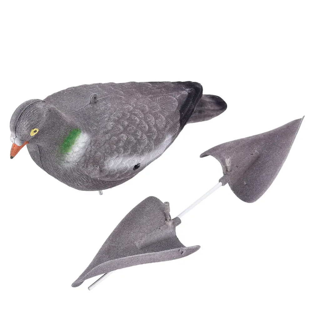 

Fake Pigeon Shooting Decoy Repeller Garden Lawn Shooting Decoy Realistic Target Trap With Movable Wings For Outdoor