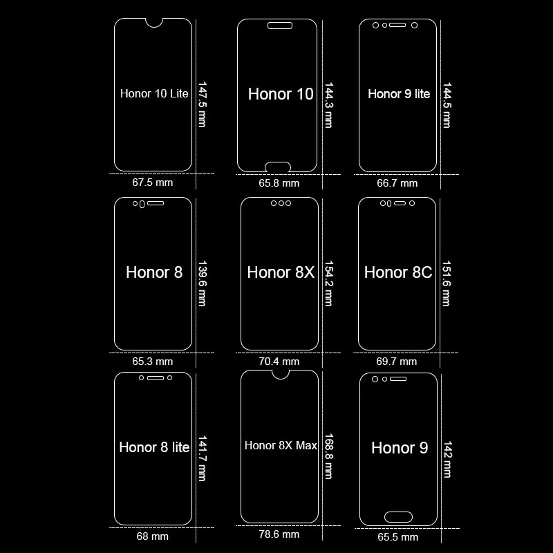 2 шт. 9 H закаленное стекло для huawei Honor 10 Lite 9 8 Lite Защитная пленка для huawei Honor 10 Honor 9 8X защитная пленка