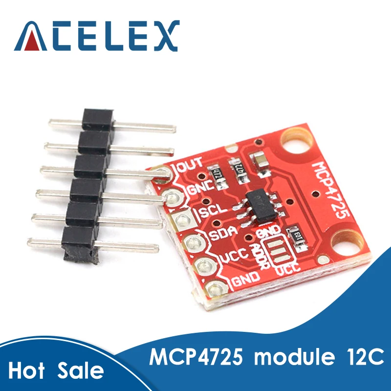 MCP4725 12 бит I2C DAC цифровой преобразователь модуль в Analong EEPROM макетная плата для Arduino 2