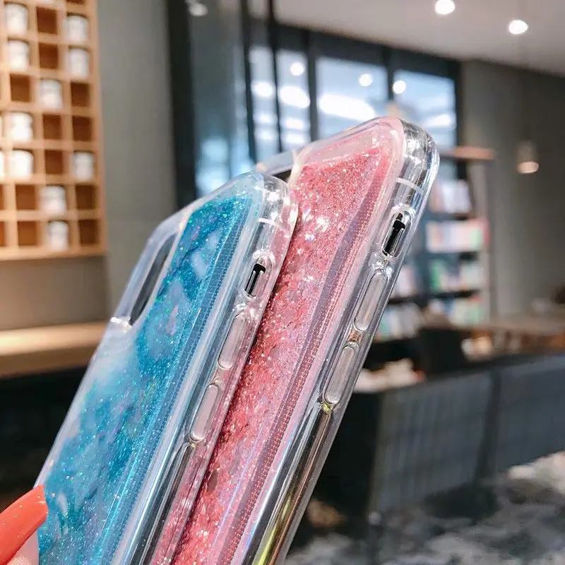 Чехол с динамической жидкостью и зыбучим песком для iPhone 11 Pro Max XR XS MAX 6 8 7 6splus чехол