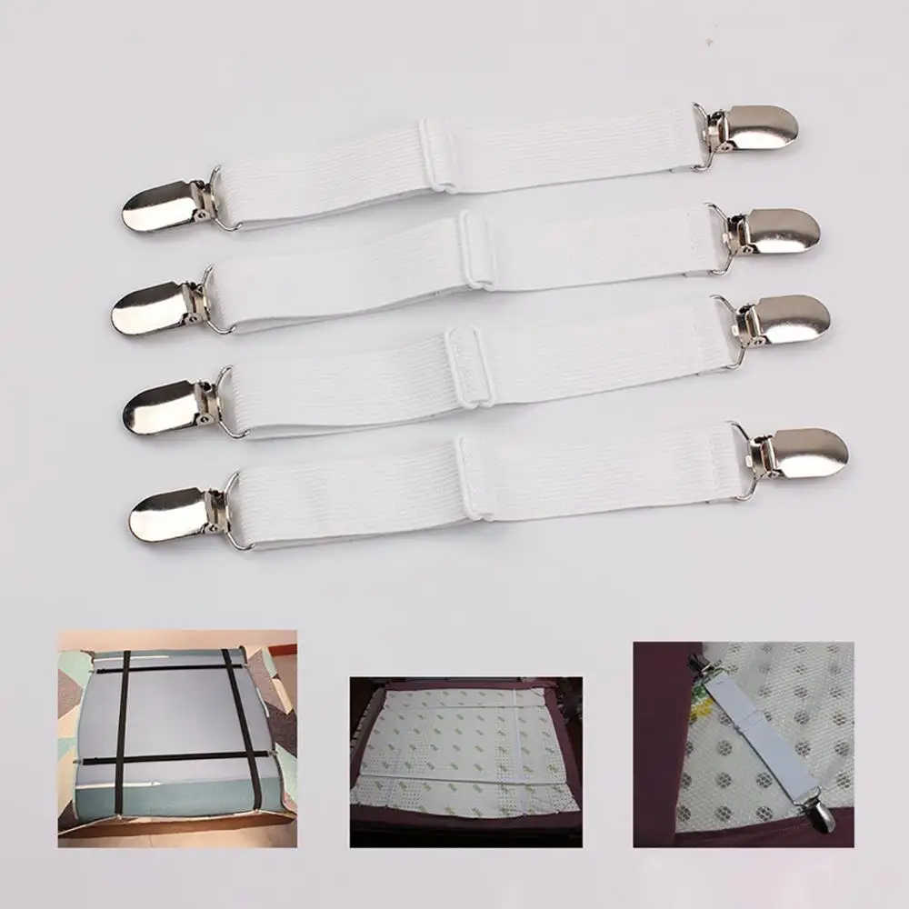 4 шт. регулируемая эластичная простыня чехол для матраса угловой держатель зажим