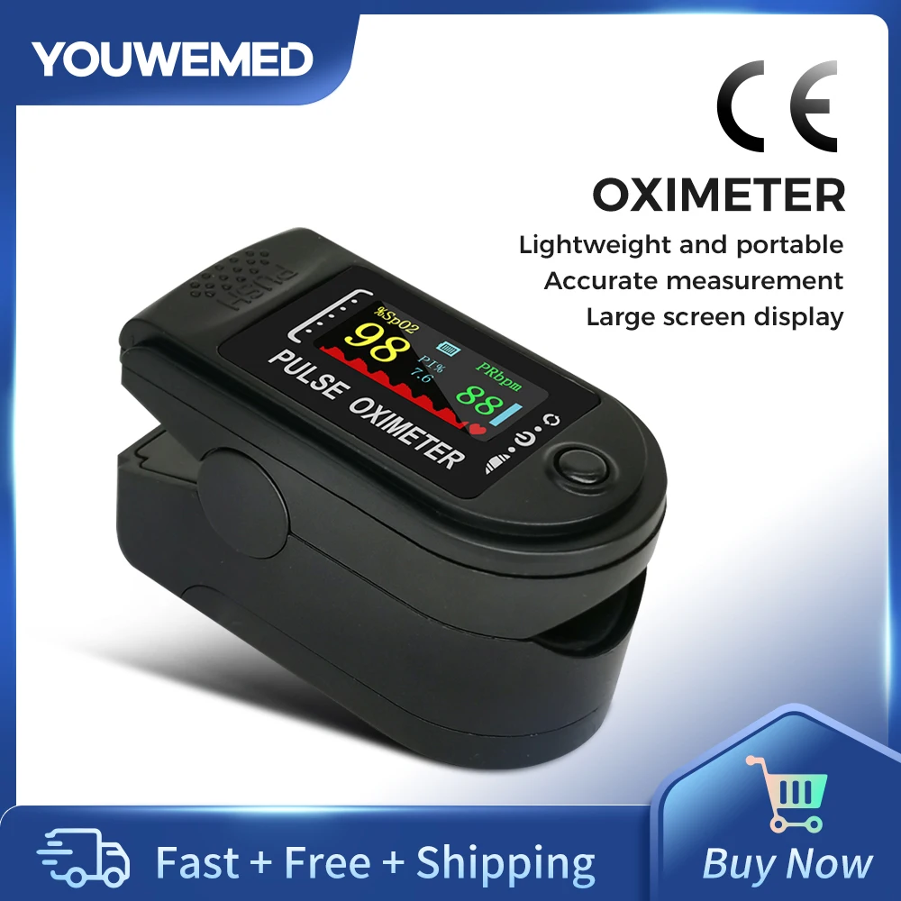 

New! Medical Digital Finger Pulse Oximeter SPO2 PR Oximetro de dedo Pulso Family Fingertip Blood Oxygen Saturation Pulsioximetro