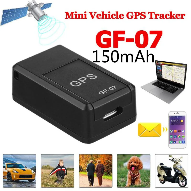 GF07 150mAh GF-07 магнитный мини в режиме реального времени портативный автомобиль отслеживающее устройство Улучшенный gps LBS трекер локатор - Цвет: GF07 150mAh