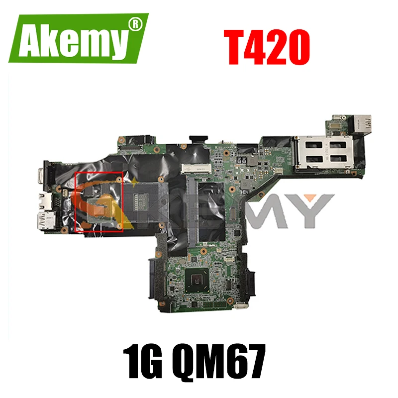 

Akemy For Lenovo ThinkPad T420 T420i Laptop Motherboard FRU 04W2049 63Y1997 63Y1991 63Y1996 N12P-NS1-S-A1 1G QM67 100% Test