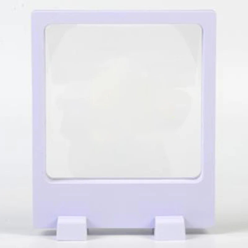 Clear Film 3D Floating Frame Jewelry Picture Gift Display Box 110 * 130mm For Jade Crafts Specimens USB Disk Scissors Watches | Дом и сад
