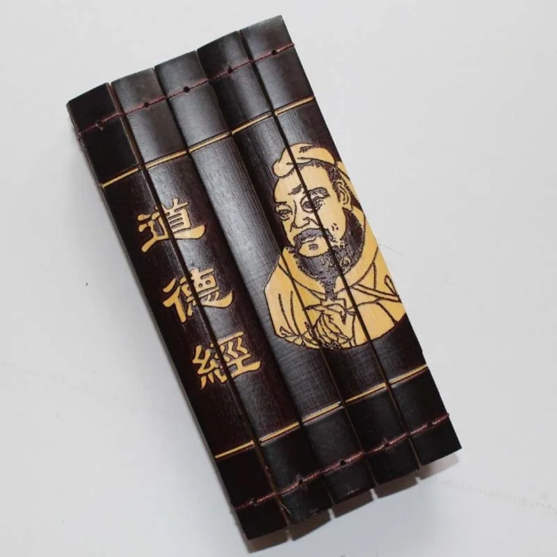 

Chinese Classical Bamboo Scroll Slips famous Book of " Tao Te Ching" 80X20CM