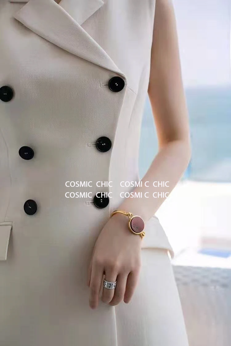 Comicchic женское офисное осенне-зимнее платье Doule Button Blazers короткие платья без рукавов модное платье-жилет Vestidos