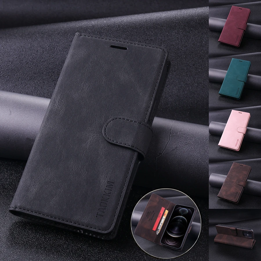 

Wallet Style Anti-fall Leather Flip Case For iPhone 13 Pro Max 13Mini 12 Pro Max 11 Pro Max SE 2020 X XS XR XS Max 8/7/6/6S Plus