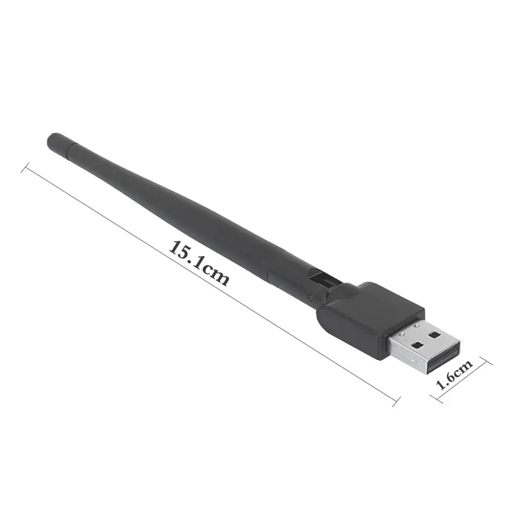 

0 USB 2.0 150Mbps WiFi Antenna MTK7601 Wireless Network Card 802.11b/g/n LAN Adapter with rotatable Antenna