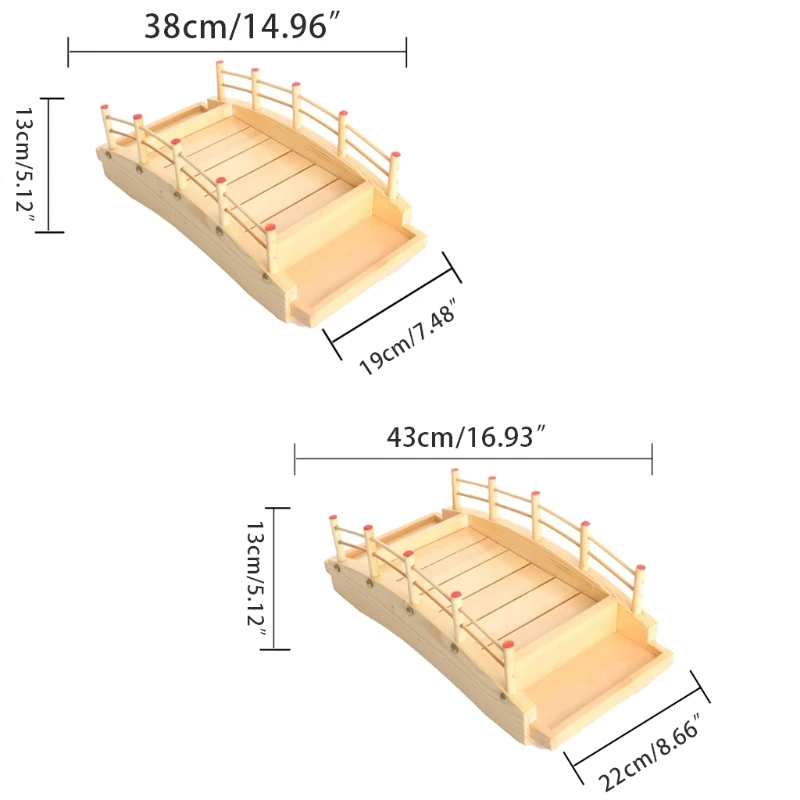 Поднос для суши 264D из бамбука бытовой сервировочный поднос в японском стиле