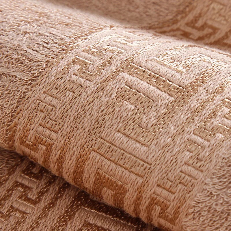 

Hotel ancient charm elegant Great Wall bamboo pulp fiber solid color comfortable skin-friendly soft absorbent towels