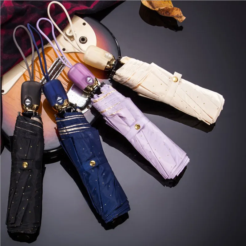 

Automatic Folding Clear Sun Umbrella Rain Women Parasols Ladies Beach Umbrella Boho Kids Umbrella for Girl Gift Ideas UPF50+