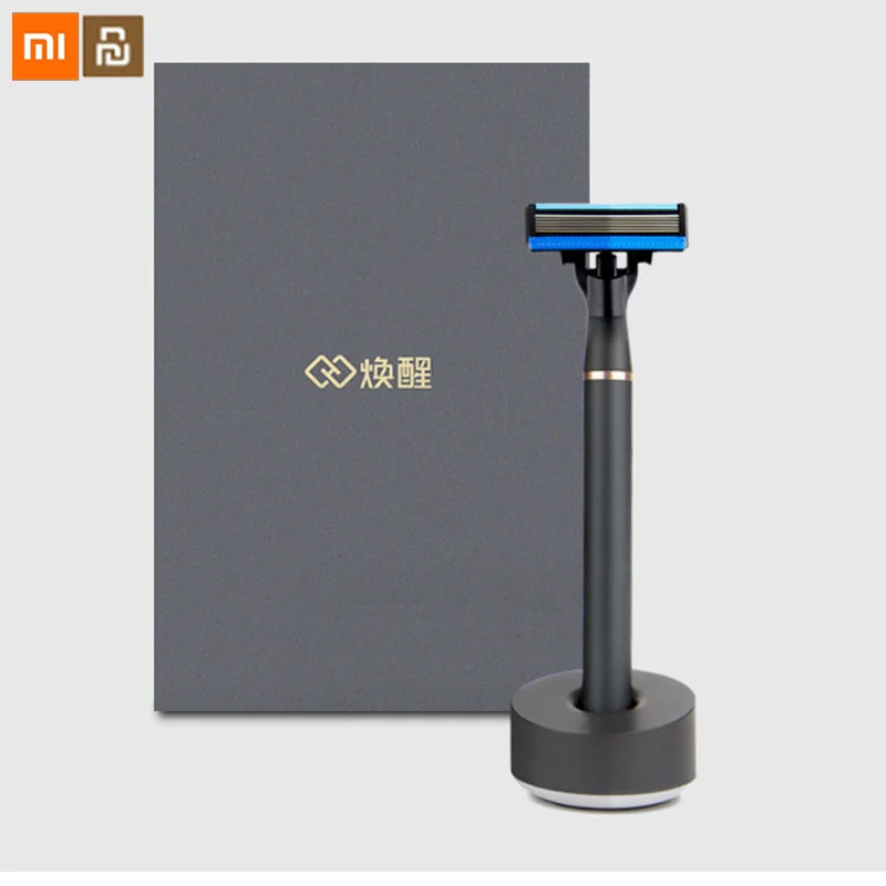 

Xiaomi Youpin Huanxing Shaver Manual Razor Beard Shaving Magnetic Shavings Replaceable Shaver Blade Clip No electricity