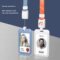 id holders double sided transparent diaphragm fixed work plate conference card holder exhibition