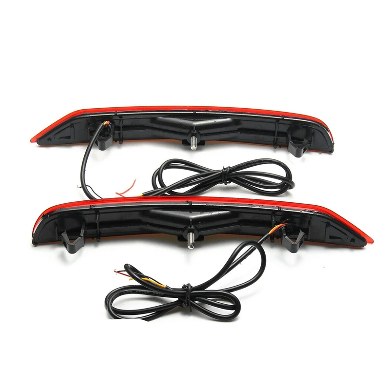 

1 Pair LED Rear Bumper Reflector Tail Light for Subaru Forester 2008-2019 Driving Brake Signal Fog Lamp