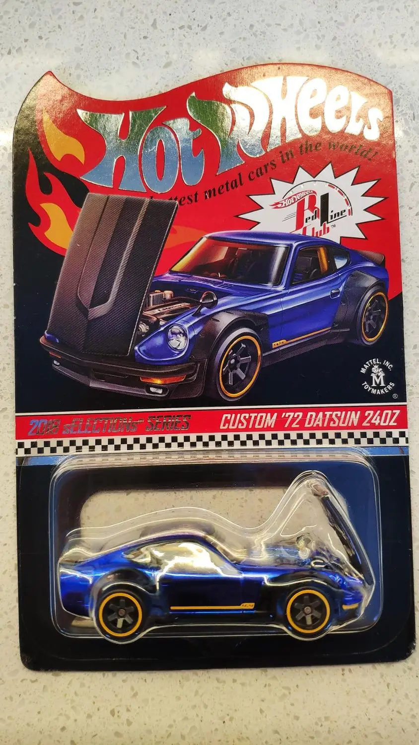 Hot Wheels Car 2018 Red Line Club CUSTOM 72 DATSUN 240Z Коллекционное издание Металл литье под давлением