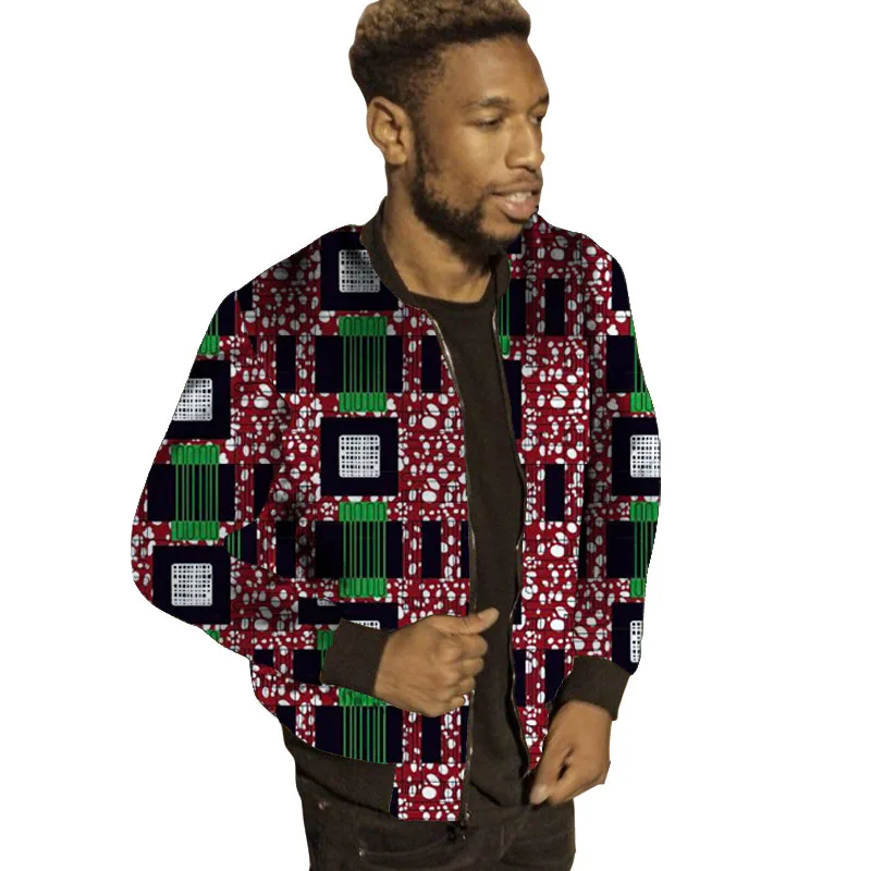 Африканская бейсбольная куртка для мужчин модная Анкара пальто с принтом Дашики