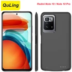 QuLing чехол с зарядным устройством на 6800 мАч для Xiaomi Redmi Note 10, чехол для Redmi Note10 Pro, чехол для Xiaomi Redmi Note 10, чехол