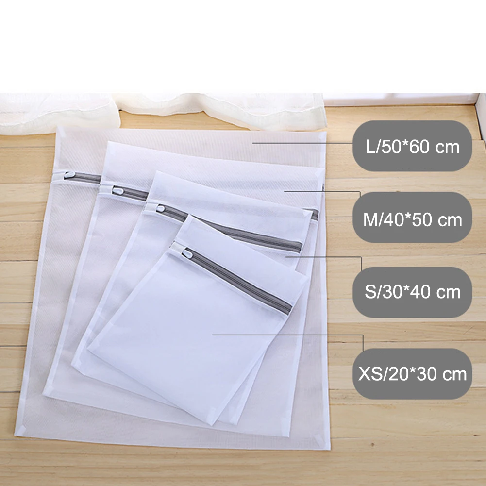 

Laundry Bags Fine Mesh Wash Bags Reusable with Lock Zipper for Underwear Panty Lingerie Bra Stocking
