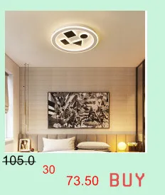 Chandelierrec чердак люстры черный/белый Железный корпус бар гостиная низкие потолки СВЕТОДИОДНЫЙ Потолок люстры светильники