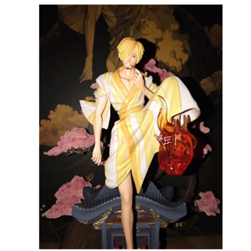 1/7 Аниме ONE PIECE соломенная шляпа Пираты Vinsmoke Sanji GK статуя из смолы экшн-фигурка