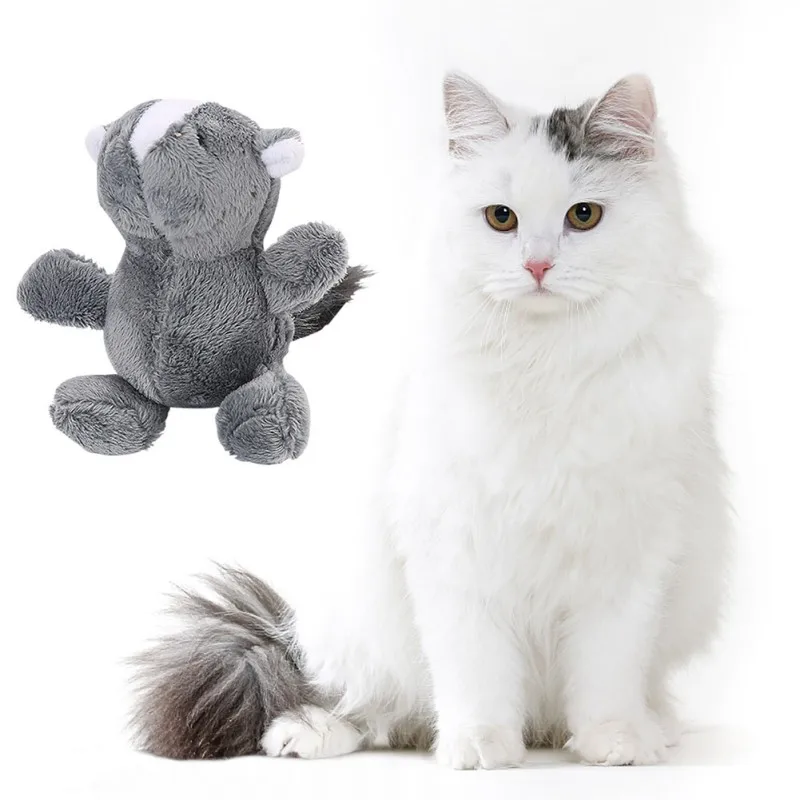 Игрушки для кошек флисовые плюшевые игрушки писк звук жевания подходят всех