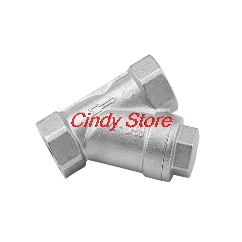 1PC 304 Type Y three way Strainer Filter Stainless Steel female Jointer Pipe Connection connector Fittings | Обустройство дома