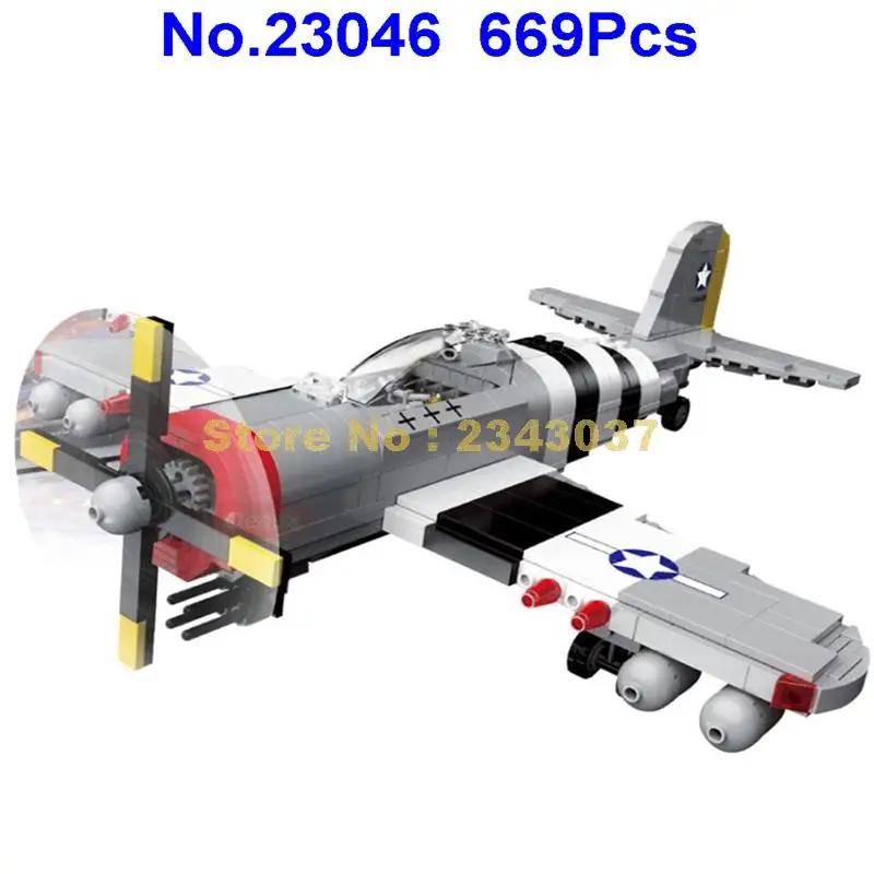 23046 669 штук военный Ww2 Америка Air Force P 47 Thunderbolt истребитель ВВС мировой войны 2