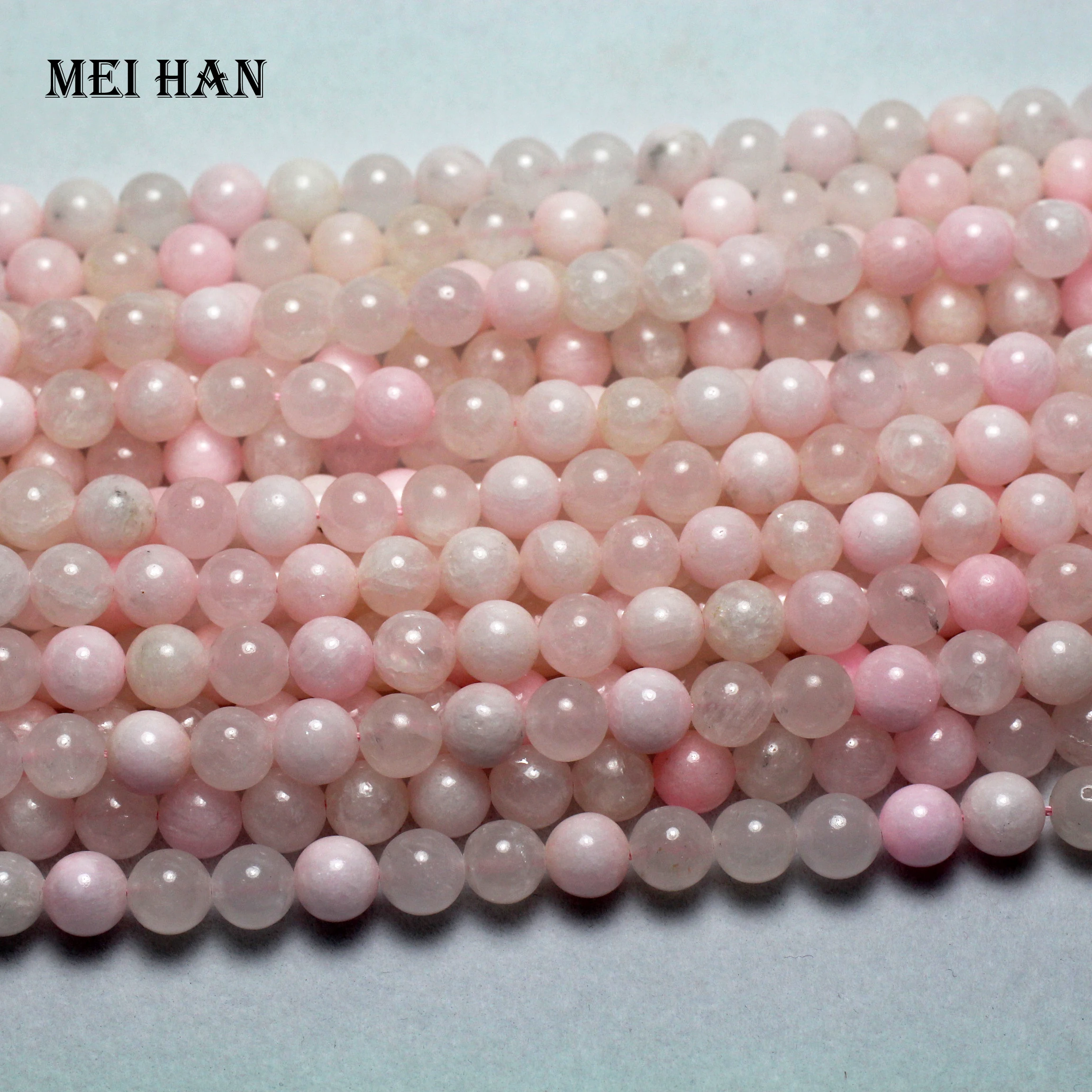 Круглые Бусины Из Натурального кальцитового розового кальцита для изготовления