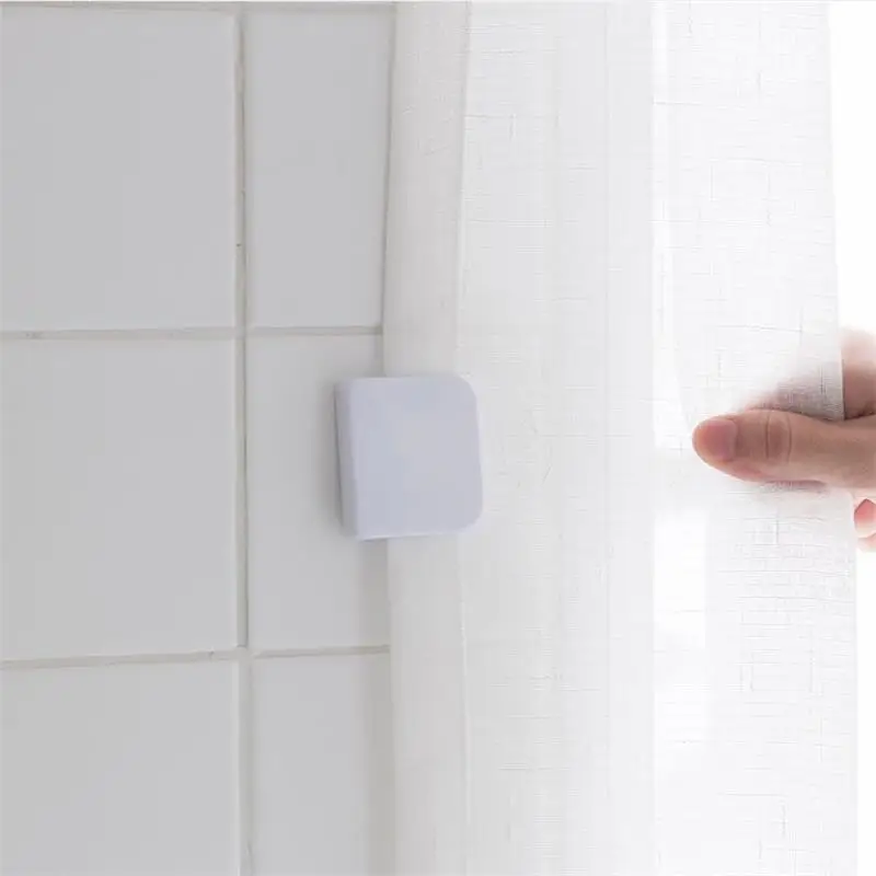 2 шт./компл. клейкие занавески для ванной и душа зажимы против разбрызгивания воды