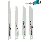 4 шт пила с возвратно-поступательным движением полотна лезвия пилы Набор из быстрорежущей инструментальной стали 150200 мм сабельная пила 61018 ТПИ мульти пильный диск для металла дерево Лазерная резка машина для Makita.