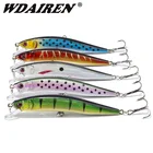 5 шт.лот, набор рыболовных приманок разных цветов, топвотер, гольян, воблеры, искусственные жесткие приманки для карпа, окуня, приманки, рыба, кренкбейты