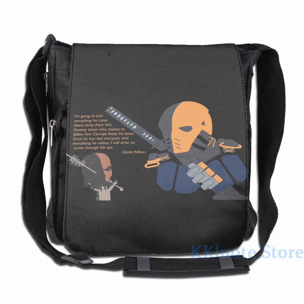 Забавный рюкзак с графическим принтом Deathstroke(3) USB-зарядкой для мужчин школьные