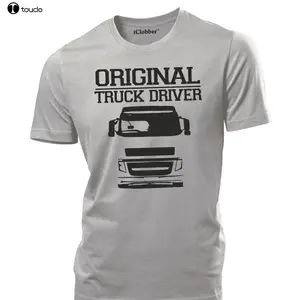Новинка 2019, летняя мужская Лидер продаж, модная Оригинальная футболка для водителя грузовика, водителя, грузовика, кабины