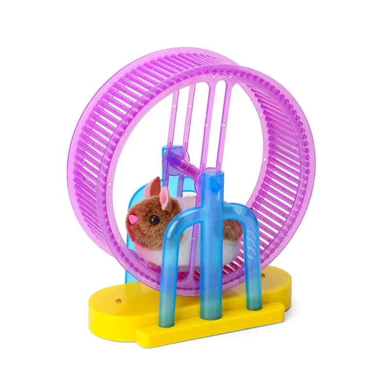 

1Set LED Light Music Hamster Wheel Roller Electric Toys for Children Kids Education Learning Toys XX9E