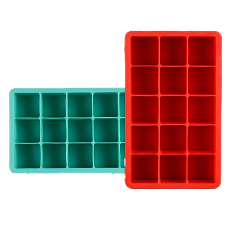 

15 Cups Square Silicone Chocolate Molds Jelly Ice Cube Mould Cake Mod Kitchen Tool