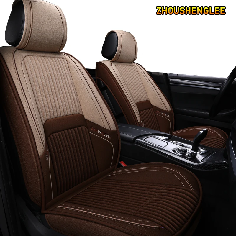 

ZHOUSHENGLEE flax car seat covers For mazda 323 626 cx-3 cx-4 cx-5 6 2014 cx 5 7 9 bt50 3 bk bl 6 gg mpv demio premacy car seats