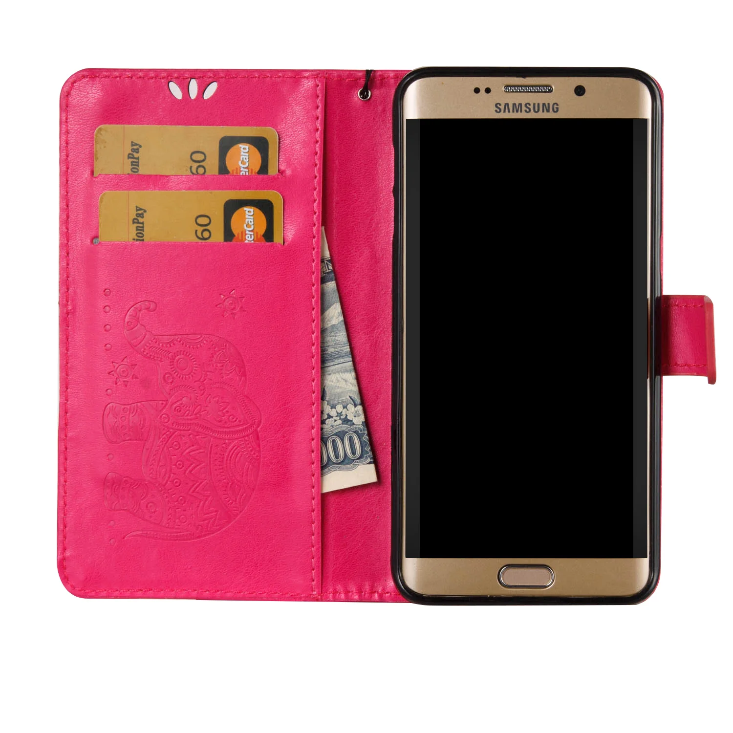 Чехол с откидной крышкой для Samsung Galaxy S6 Edge Plus S6edge + SM G928 G928F кожаный чехол телефона