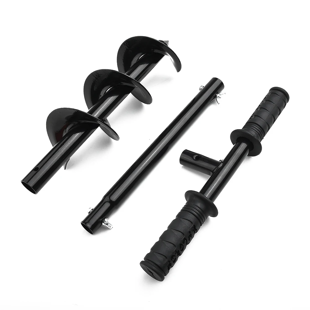 

60 * 10cm 1*Ground Drill Black Cold rolled steel Yard Vegetable Pine soil