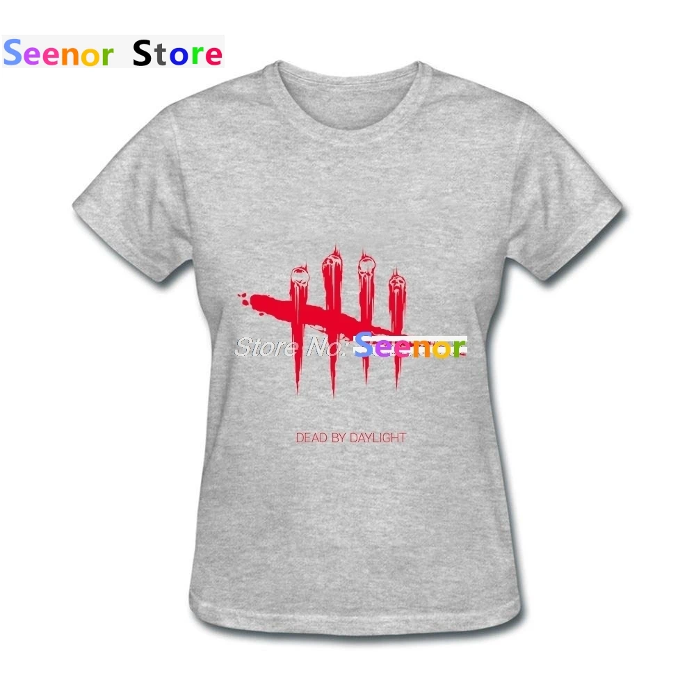 Горячая Распродажа модная женская футболка с принтом Dead by Daylight коротким рукавом
