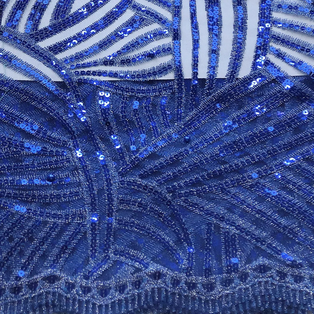 Новинка 2020 вышивка пайетками простой стиль Сетчатое кружево высокое качество